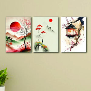 Nature Wall Frames - Set of 3