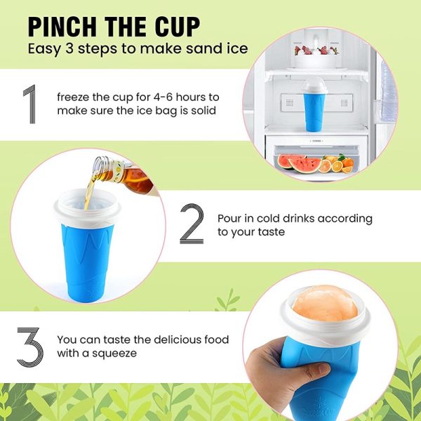 Slushy Cup | Slush Maker | Instant Ice Maker Cup For Summers